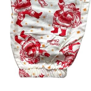Old Navy Red/White Santa Claus Jogger Pajama Pants, NWOT, Sz L